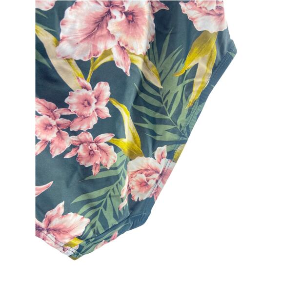 NWT Kona Sol Girls' Hawaiian Tropical One Piece Swimsuit Youth Size Medium 8-10 - Picture 7 of 11